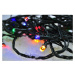 Solight LED vonkajšia vánočná reťaz, 50 LED, 50m + 3m, 8 funk., časovač, IP44, viacfarebný
