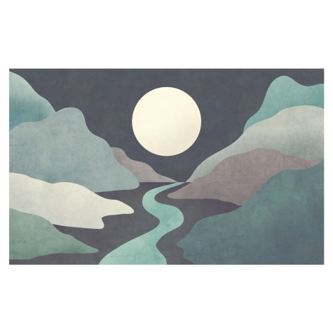 Komar Vliesová fototapeta Moonlight Monument, 400 x 250 cm