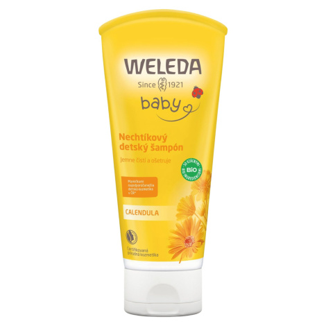 WELEDA Baby Nechtíkový detský šampón na telo a na vlasy 200 ml