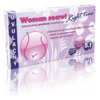 IMPERIAL VITAMINS Woman secret RIGHT TIME ovulačný test PRÚŽKOVÝ 5v1 (5 prúžkov + nádobka) 1x1 s
