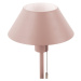 Svetloružová stolová lampa s kovovým tienidlom (výška 36 cm) Office Retro – Leitmotiv