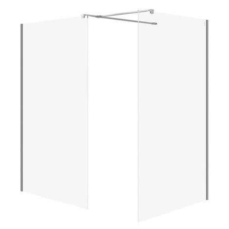 CERSANIT - SET B796 WALK-IN MILLE CHRÓM 120X90X200 VIR S601-183