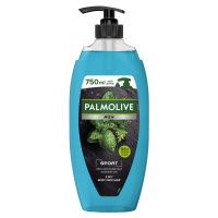 PALMOLIVE Men Pumpa Sport Sprchový gél 3 v 1 pre mužov 750 ml