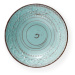 Tyrkysový tanier z kameniny na polievku Brandani Serendipity, ⌀ 20 cm