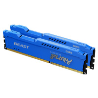 Kingston FURY Beast 8GB 1600MHz DDR3 CL10 DIMM (2x4GB) Blue