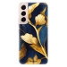 Odolné silikónové puzdro iSaprio - Gold Leaves - Samsung Galaxy S22 5G