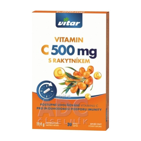 VITAR VITAMÍN C 500 mg S RAKYTNÍKOM