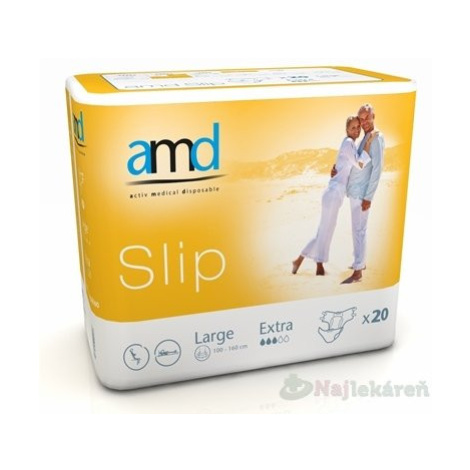 AMD Slip Extra, inkontinenčné plienky (veľkosť L), 1x20 ks