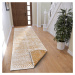 Okrovožlto-biely vonkajší koberec 120x170 cm Biri – NORTHRUGS