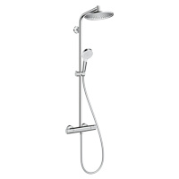 Hansgrohe Crometta S, showerpipe 240 1jet EcoSmart 9 l/min s termostatom, chróm, HAN-27268000