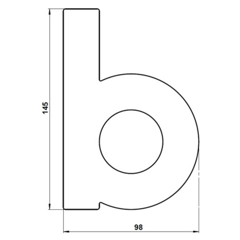 Číslo domu – písmeno b