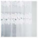Biela žakarová záclona BASTIA 260x80 cm