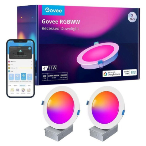 Govee Podhľadové 12cm LED svetlo RGBWW Smart 850lm - 2 ks