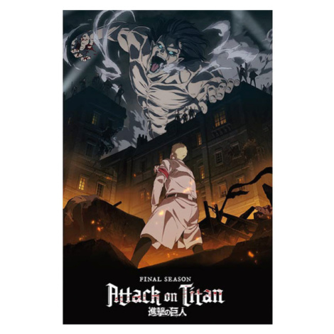 GBeye Attack on Titan Attack Season 4 Key Art Poster 91,5 x 61 cm