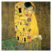 Reprodukcia obrazu Gustav Klimt The Kiss, 50 × 50 cm