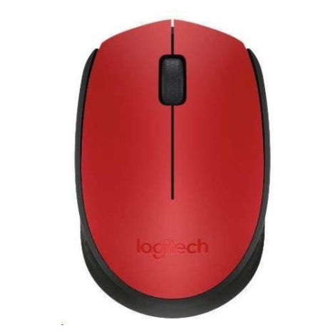 Bezdrôtová myš Logitech M171, červená