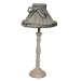 Stolová lampa Antic Line Romance Grey, 78 cm