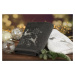 Bavlnený vianočný uterák biely so sobmi Šírka: 50 cm | Dĺžka: 90 cm