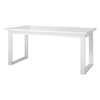 Jedálenský stôl Heprion rozkladací 170-220x76x90 cm (biela)