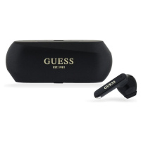 Guess Elongated Metallic ENC TWS Bezdrôtové Slúchadlá Black