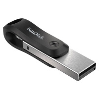 SanDisk iXpand Go, 128 GB, USB 3.0, Lightning, čierno-strieborný