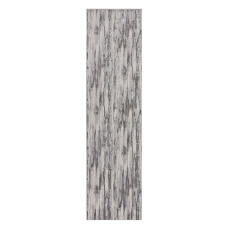 Sivý behúň 80x300 cm Gleam – Flair Rugs