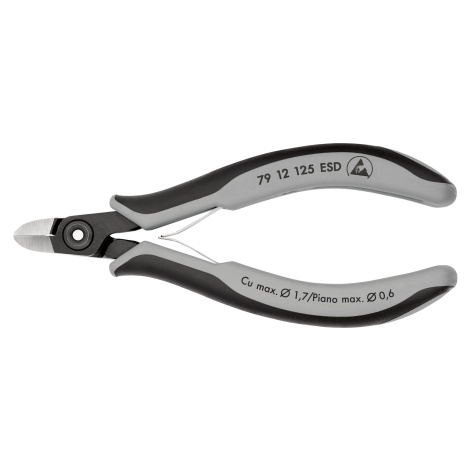 KNIPEX Kliešte cvikacie bočné, presné 7912125ESD