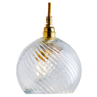 EBB & FLOW Rowan závesná lampa zlatá/kryštál Ø 15,5 cm