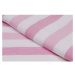 Ružové bavlnené plážové osušky v súprave 2 ks 70x140 cm Stripe – Foutastic