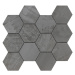 Mozaika Sintesi Met Arch steel 30x34 cm mat MA12464