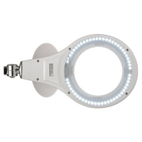 LED zväčšovacia lampa MAULmakro, biela