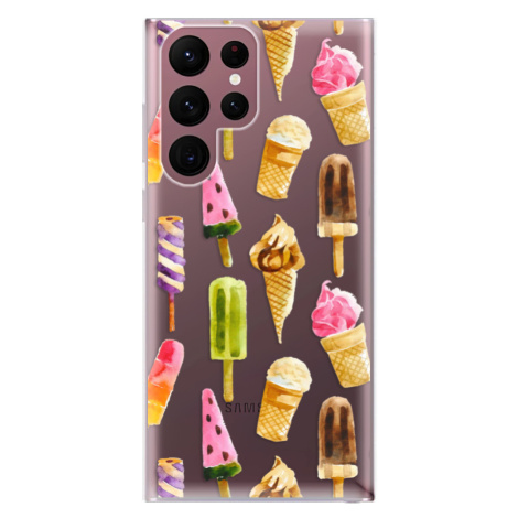 Odolné silikónové puzdro iSaprio - Ice Cream - Samsung Galaxy S22 Ultra 5G