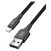 Baseus Fast 4-in-1 kábel s Lightning/2x USB-C/MicroUSB 3.5A 1.2m čierny