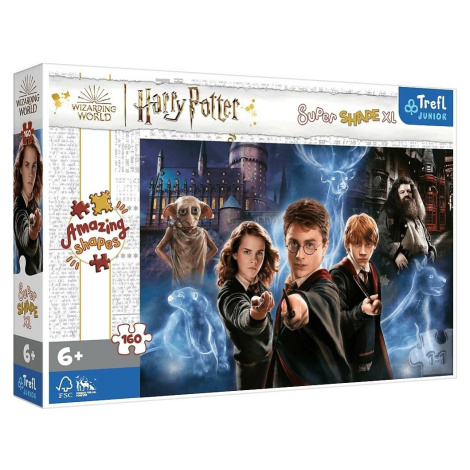 Puzzle 160 XL Super Shape - Kúzelný svet Harryho Pottera / Warner Harry Potter and the Hal Trefl