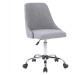 KONDELA Ediz kancelárska stolička sivá / chróm