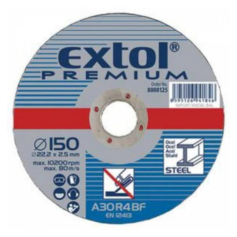 EXTOL PREMIUM Kotúč rezný na oceľ/antikoro, 230x1,9mm