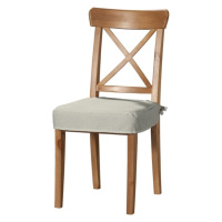 Dekoria Sedák na stoličku Ingolf, svetlo šedá melanž, návlek na stoličku Inglof, Loneta, 133-65