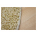 Kusový koberec Color shaggy béžový kruh - 100x100 (průměr) kruh cm Vopi koberce