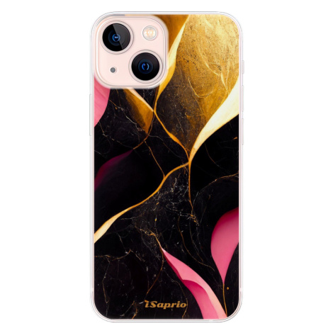 Odolné silikónové puzdro iSaprio - Gold Pink Marble - iPhone 13 mini