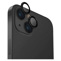 UNIQ OPTIX IPHONE 15/15PLUS (2023) 6.1 / 6.7 ALUMINIUM CAMERA LENS PROTECTOR - MIDNIGHT (BLACK)