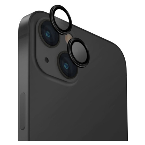 UNIQ OPTIX IPHONE 15/15PLUS (2023) 6.1 / 6.7 ALUMINIUM CAMERA LENS PROTECTOR - MIDNIGHT (BLACK)