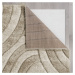 Béžový ručne tkaný koberec z recyklovaných vlákien 160x230 cm Velvet – Flair Rugs