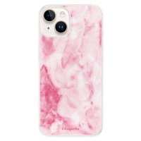 Odolné silikónové puzdro iSaprio - RoseMarble 16 - iPhone 15 Plus