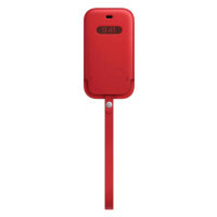 Púzdro iPhone 12 mini Leather Sleeve wth MagSafe RED (MHMR3ZM/A)