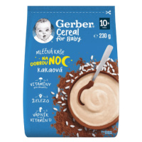 GERBER Cereal mliečna kaša dobrú noc kakaová od ukonč. 10. mesiaca 230 g