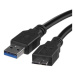 EMOS S70203 USB kábel 3.0 A vidlica - micro B vidlica 1m