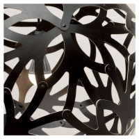 David trubridge kvetinová závesná lampa Ø 80 cm čierna