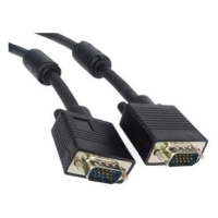 PremiumCord Kábel k monitoru HQ (Coax) 2x ferrit, SVGA 15p, DDC 2,3x Coax + 8žil, 20m