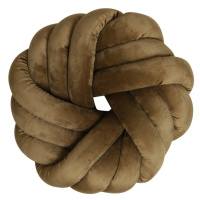 Zamatový dekoračný vankúš ø 33 cm Knot – Light & Living