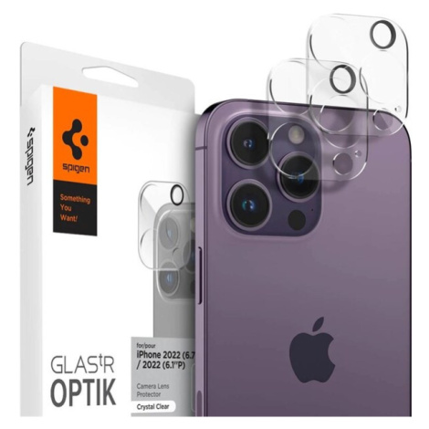 Spigen Glass Optik 2 Pack tvrdené sklo na fotoaparát iPhone 14 Pro/iPhone 14 Pro Max